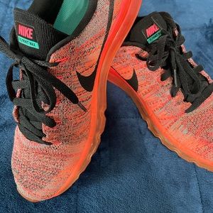 Women’s Nike Flyknit Max Orange - Size 10 - 273